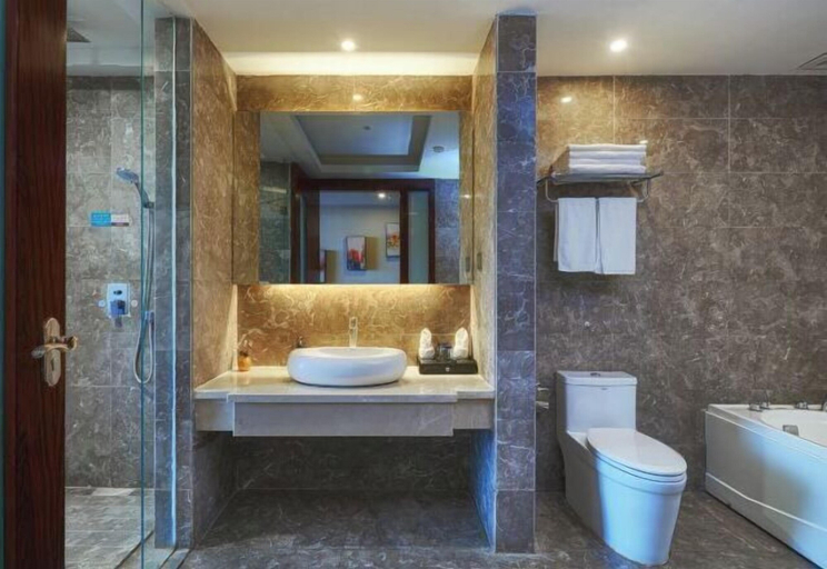 Bathroom 4, Yudu Lezi Hotel (Zhongwei Drum Tower Xiangyang Pedestrian Street), Zhongwei