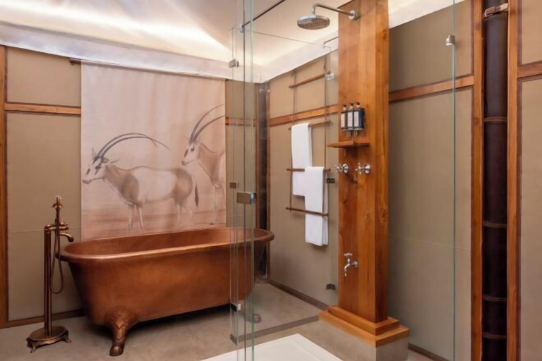 Bathroom 2, The Outpost Al Barari Camp, Al Wakrah