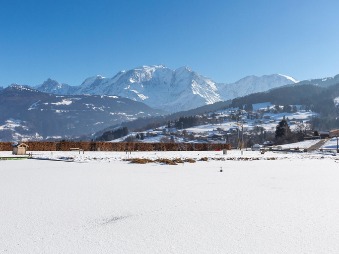 View from property 3, Apartment in Combloux With Mont Blanc Views, Haute-Savoie