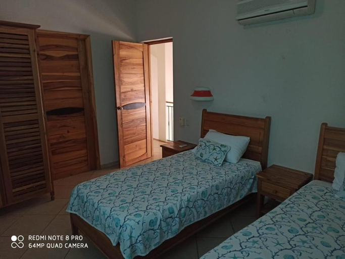 Bedroom 2, Beachfront Apartment facing Playa Popy, Las Terrenas