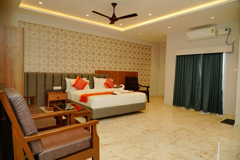 Bed, Aaravarth Suites 46, Anantapur
