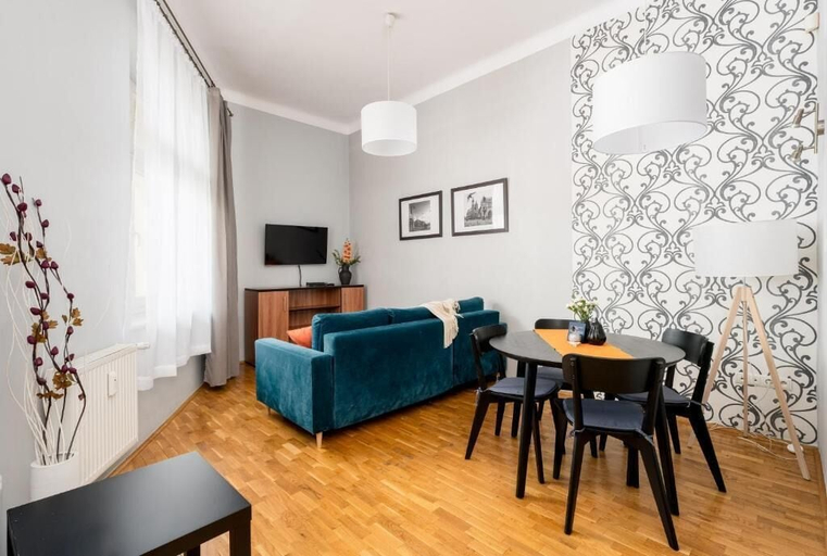 Living area 4, Malila Apartments Cracow Łazarza 3, Kraków City