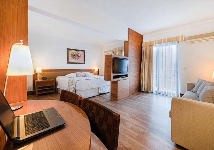 Bedroom 2, Hotel Nacional Inn Residence Campinas Cambuí, Campinas