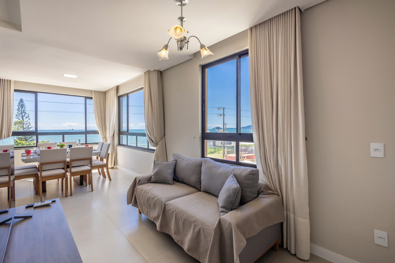 Living area 2, Feel the sea Breeze in This Condominium 220m From the Beach - Ibhs, Barra Velha