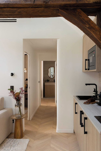Private kitchen 4, Charming Flat - AC - 2br-6p- le Marais, Paris
