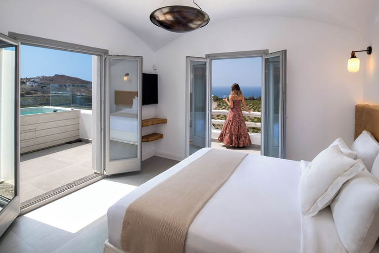 Bedroom 3, La Ponta Villas & Suites, South Aegean