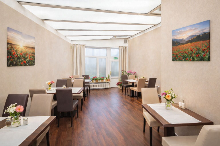 Breakfast area, Hotel Wania, Hamburg