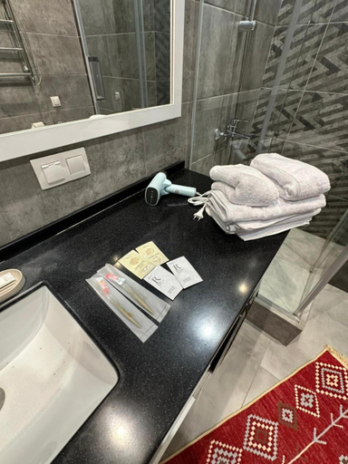 Bathroom 2, 4YOU Business class apartment, Almaty