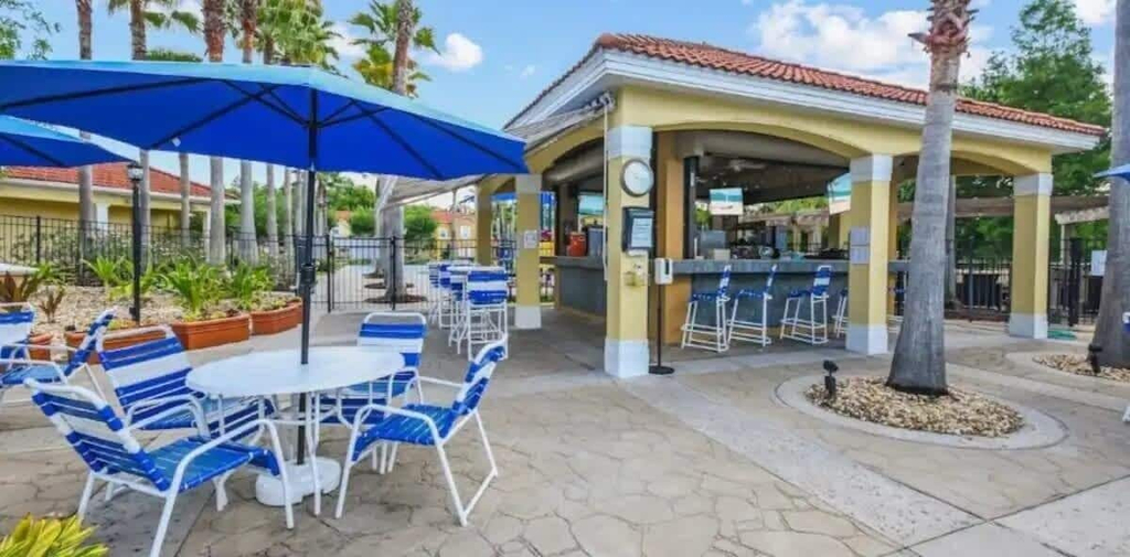 Outdoor dining 3, 4bd Villa Near Epic Universe and Disney With Private Pool, Osceola