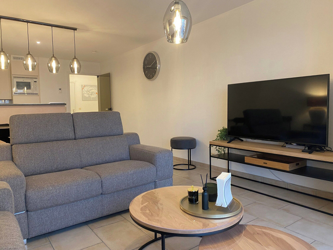 Living room 5, Stylish Apartment With North Sea Views, West-Vlaanderen