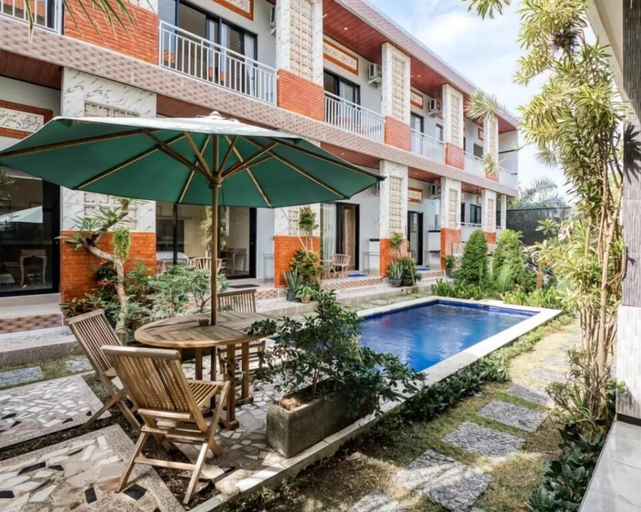 Outdoor dining, Dhita Kubu Guest House, Badung