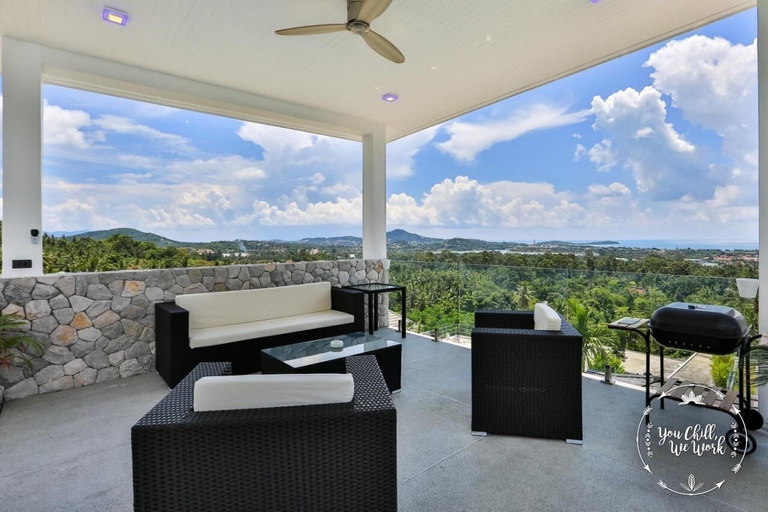 Terrace/patio 5, Hillside Sea View Infinity Pool V297, Ko Samui
