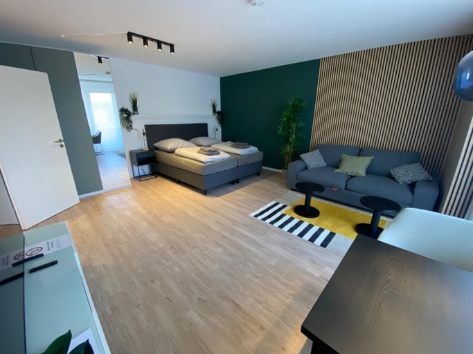 Bedroom 2, Hindenburg Apartments, Mönchengladbach
