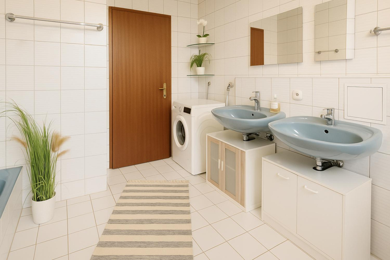 Bathroom 5, SUNNYHOME Monteurwohnungen und Apartments in Schwandorf, Schwandorf