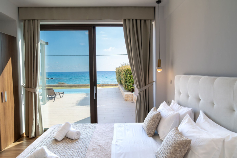 Balcony view 2, Mary Beach 1 Villa, Crete