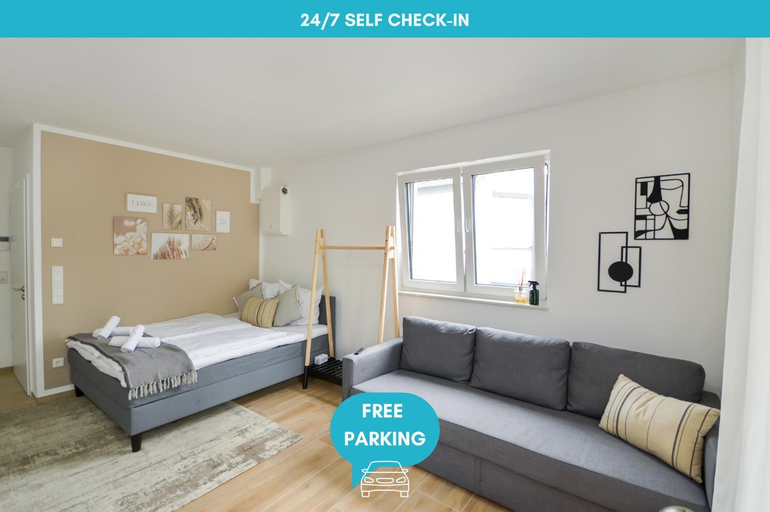 Bedroom 2, AT Weinmeister - Life & Style Apartments, Bielefeld