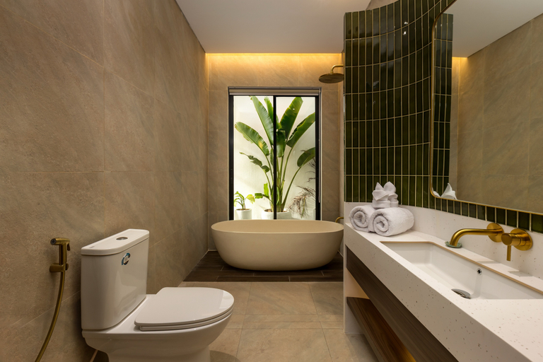 Bathroom 5, A Villa Canggu By SooBali, Badung