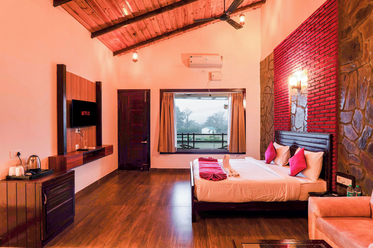 Living area 3, Baris resort Corbett, Nainital
