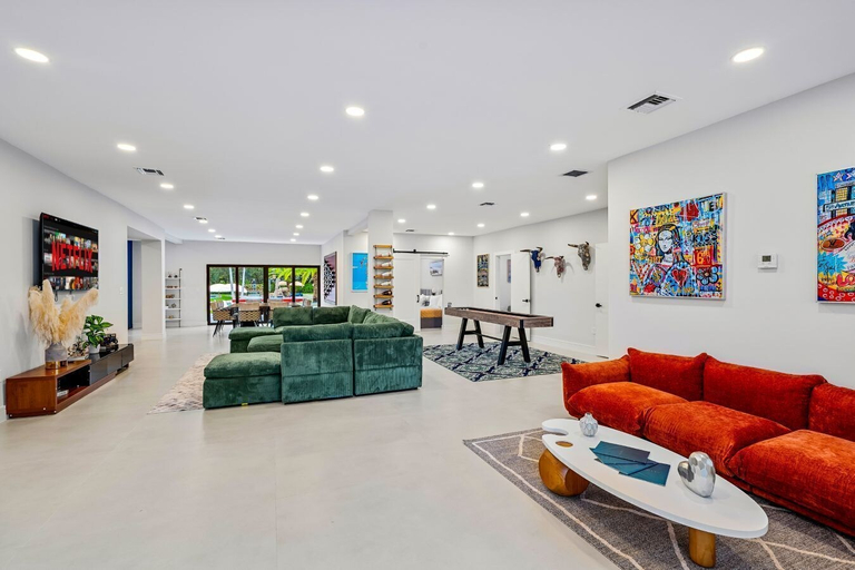 Living area 3, One and Only Lazy River Pool Villa, Miami-Dade