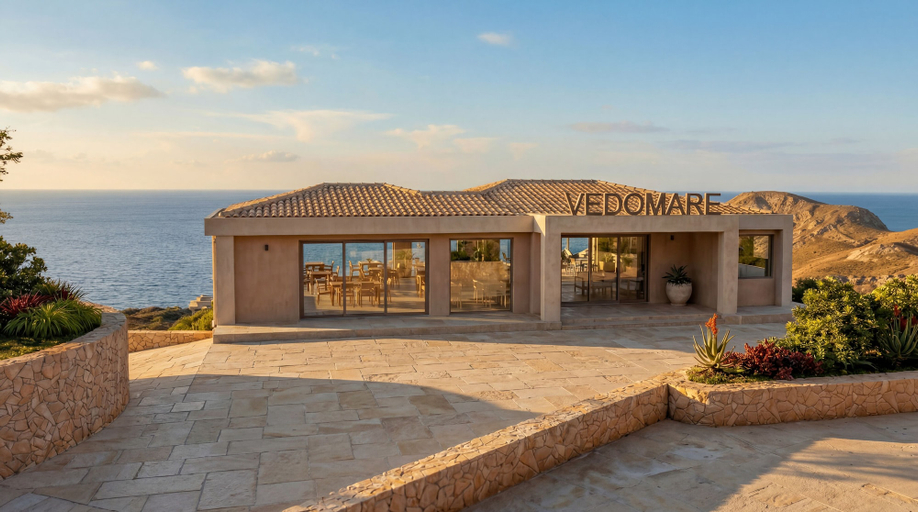 Property entrance, VedoMare Hotel & Suites, Ionian Islands