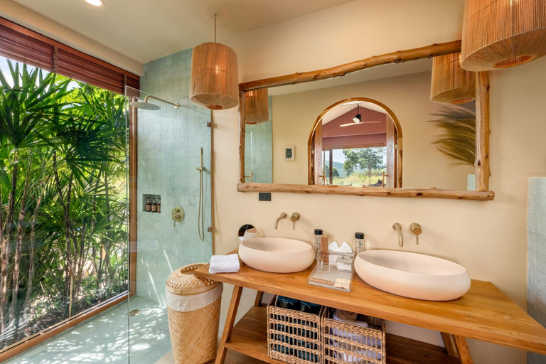 Bathroom 4, Wild Cottages Elephant Sanctuary Resort, Ko Samui