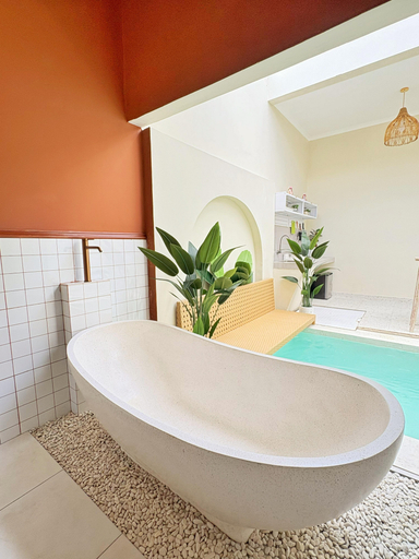 Bathroom 5, At Paviliun Villa with Private Pool, Yogyakarta