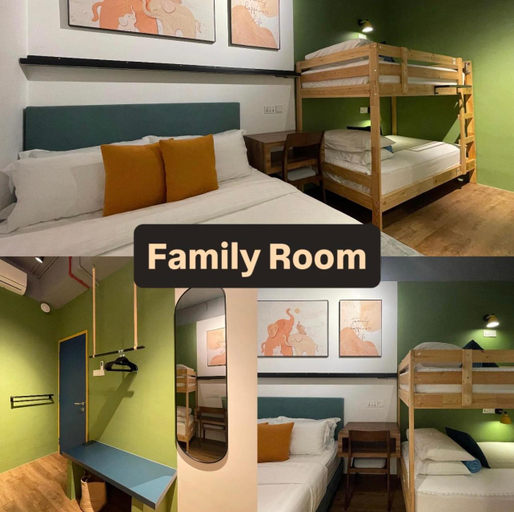 Bedroom 4, Faloe Hostel, Kota Kinabalu