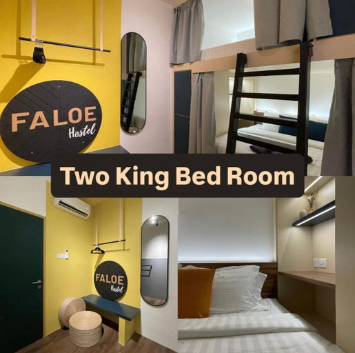 Bedroom 3, Faloe Hostel, Kota Kinabalu