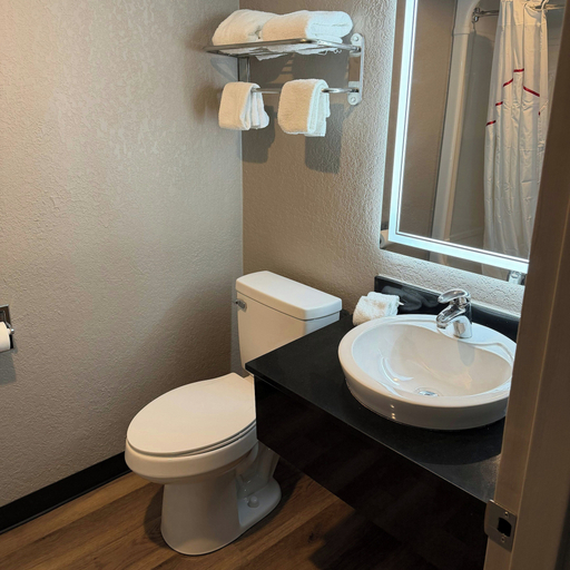 Bathroom 3, Red Roof Inn Kokomo, Howard
