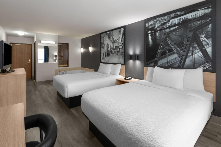 Bedroom 4, Super 8 by Wyndham Quebec City, Communauté-Urbaine-de-Québec