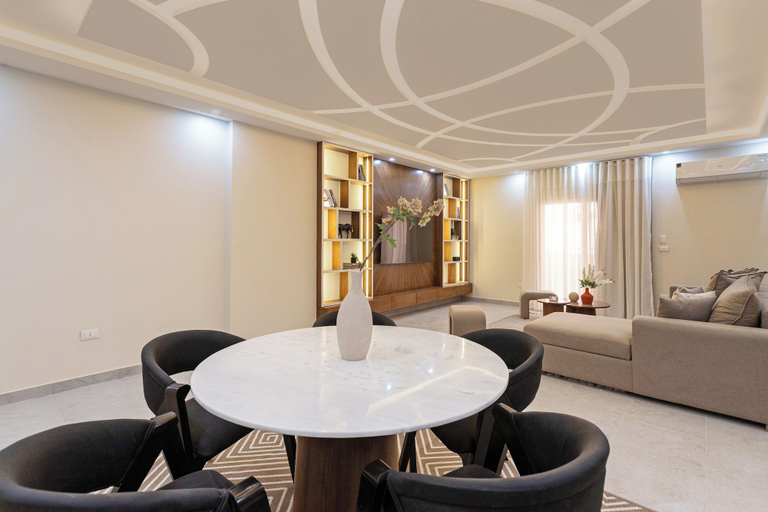 Dining 3, Luxury 3BR 247 Front Desk - BH-73-SB-1, New Cairo City