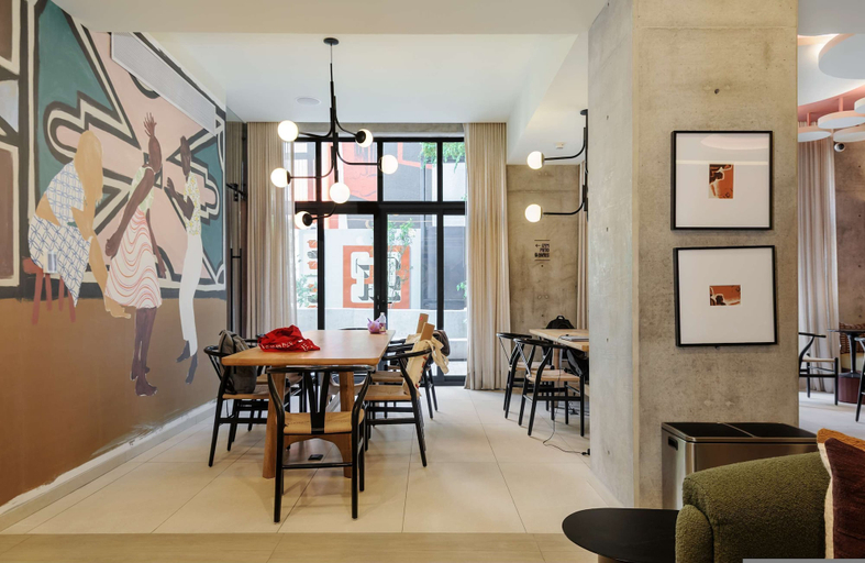 Room 4, w Charming 2BR w Balcony in Tabacalera, Mexico City