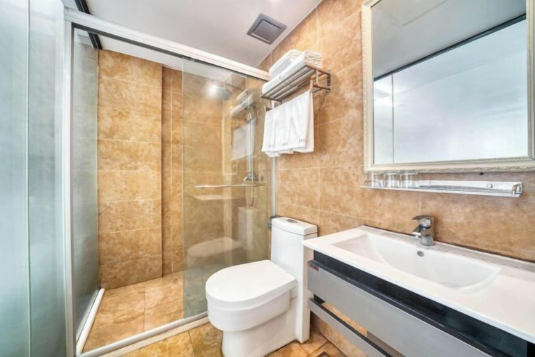 Bathroom 3, Mingjue Business Hotel, Taizhou