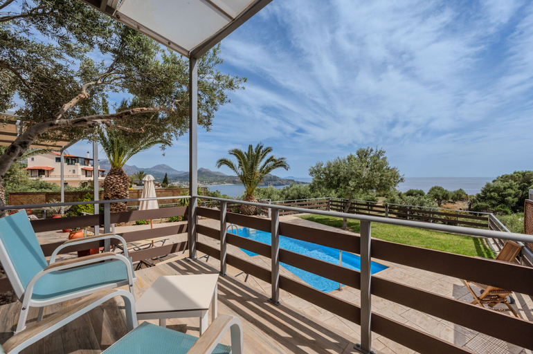Balcony 2, Souda Bay Cottage, Crete