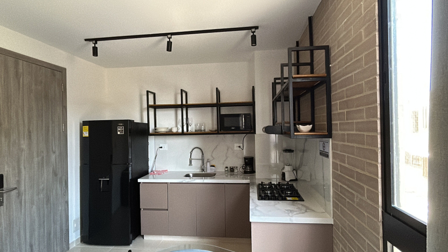 Private kitchen, Apartaestudio Shanty Tipo 1, Barranquilla