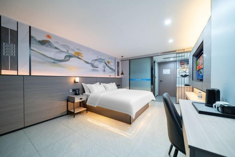 Bedroom, Xinggang Hotel, Shenzhen