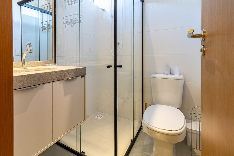 Bathroom 2, APTO 4 Suítes | Espaçoso | Varanda Gourmet | San Martin | Destino BSM 303A, Barra de São Miguel