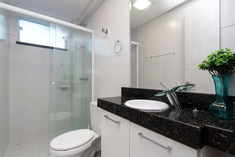 Bathroom, Apartamento com piscina Summer Beach - 572, Bombinhas
