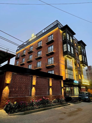 Front of property - evening/night, Akhyana Hotel Near Unitech Cyber Park, Gurgaon