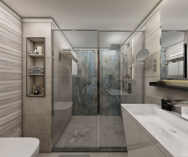 Bathroom 5, Batihan Beach Resort & Spa Ultra All Inclusive, Kuşadası