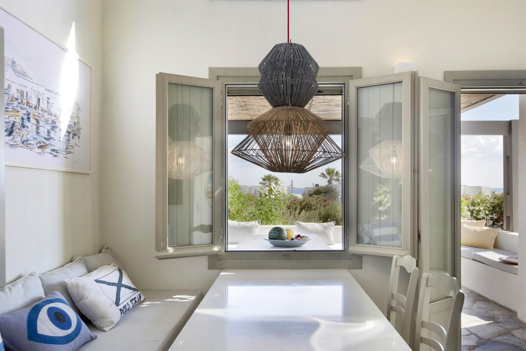 Bedroom, Villa Aphrodite · Elegant villa, sea views, designer renovation, South Aegean