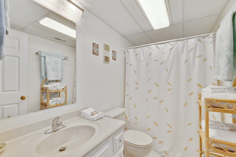 Bathroom, Gulf Tower 12a- Direct Gulf-front 2 2 Sleeps 6, Baldwin