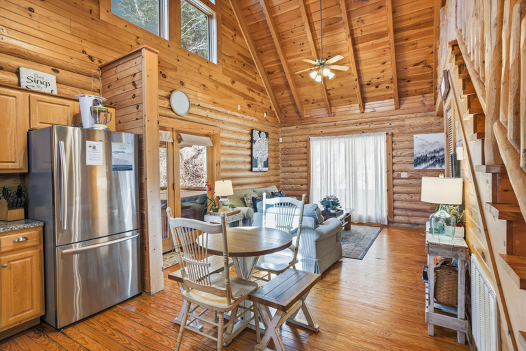 Living area 3, 5 O'clock Somewhere 1 Bedroom Cabin by RedAwning, Sevier