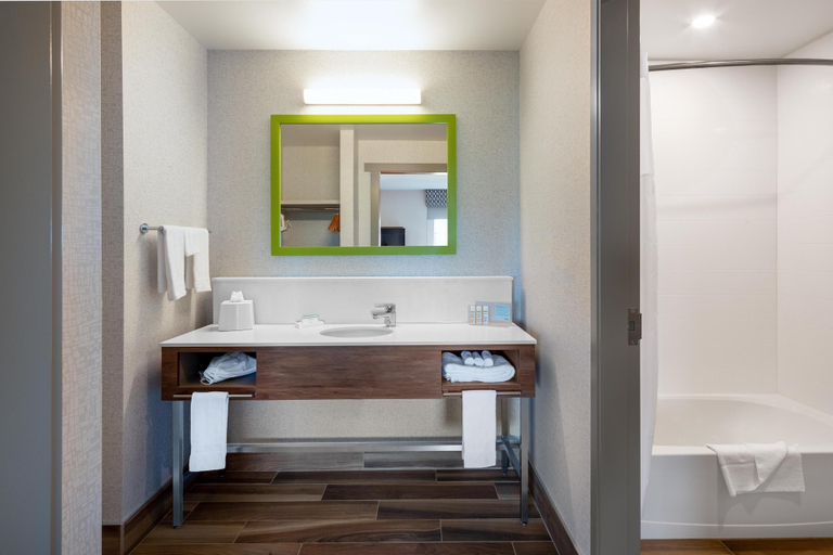 Bathroom 5, Hampton Inn & Suites by Hilton Edmonton St. Albert, Division No. 11