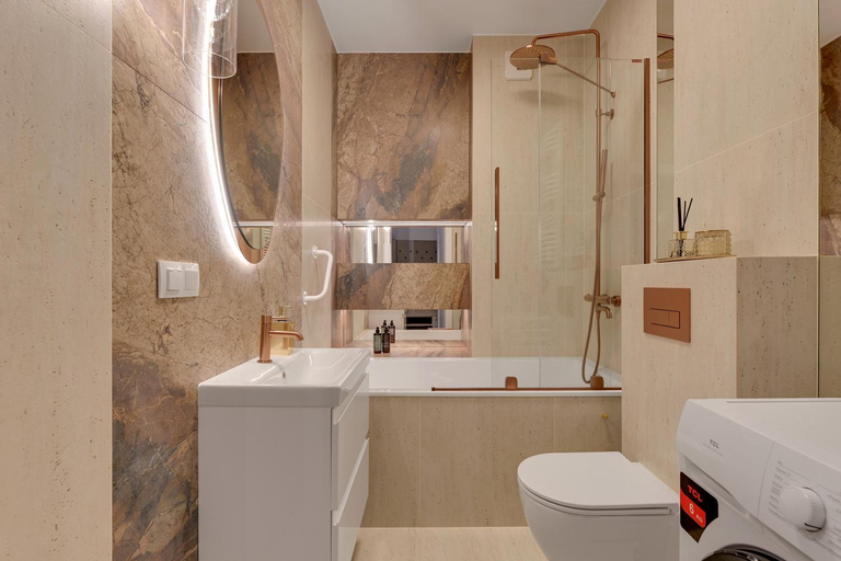 Bathroom 3, DOKI Living Apartments - Foodhall & Parking by Downtown Apartments, Gdańsk City
