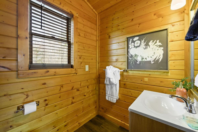 Room 3, Great View Location Studio Log Cabin Hot Tub, Sevier