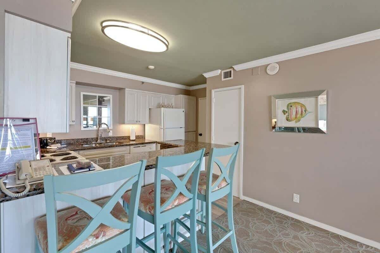 Private kitchen 3, Two Pina Coladas At San Luis Resort 2 Bedroom Condo, Galveston