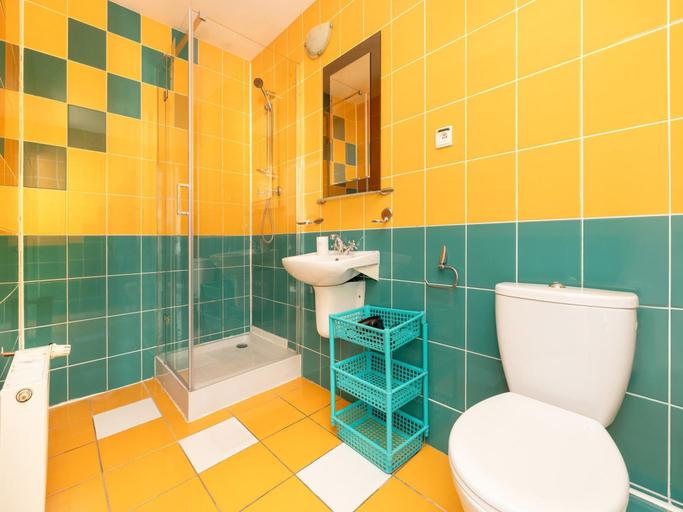 Bathroom, Holiday apartment near the beach, Rewal, Gryfice