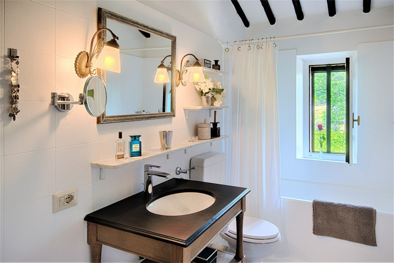 Bathroom, Exclusive Villa & Winery up to 8 Guests, Siena