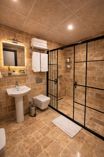 Bathroom 5, Whitestone Hotel, Ürgüp